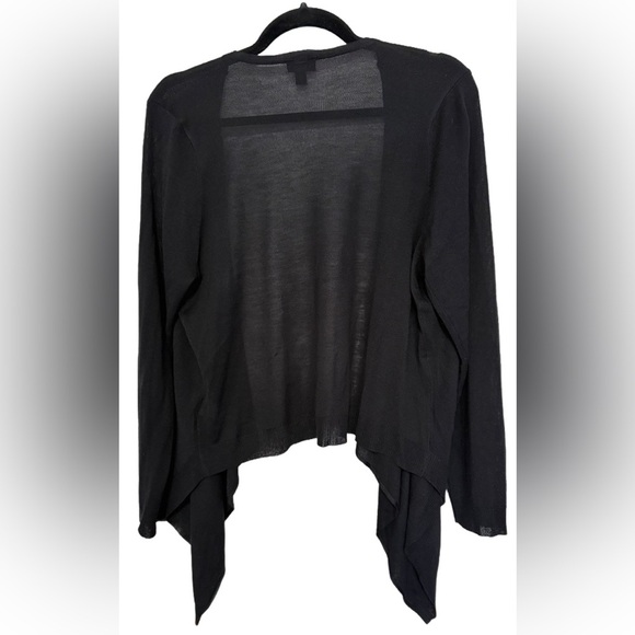 Like New! Torrid Tissue Weight Cardigan, Size 0 (L/12), Black - Picture 7 of 8